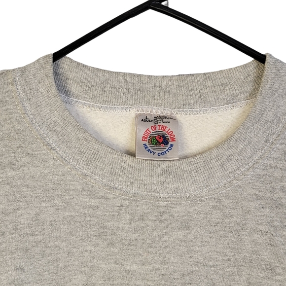 Nebraska Cornhuskers Script Spell out Vintage 80's 90's Heavyweight Crewneck L - Picture 7 of 12